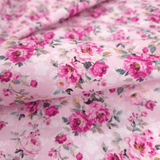 Tessuto Cotone Digital H 150 cm - ROSELLINE/ROSA