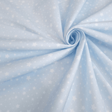 Piquet millerighe H 150 cm - STELLINE BIANCHE FONDO AZZURRO