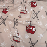 Cretonne Leggero H 160 cm - ALTA QUOTA/SABBIA