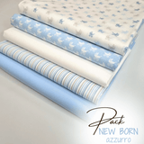 PACK NEW BORN AZZURRO - 5 pezzi 98 x 140 cm
