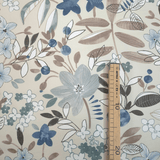 Tessuto antimacchia H 140 cm - FANTASIA FLOREALE CARTA DA ZUCCHERO