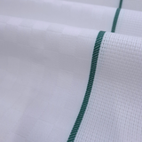 Tessuto per Asciugapiatti Doppio Bordo Aida H 60 cm - BIANCO RIGHETTA VERDE