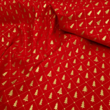 Cotone Natale H 140 cm - PINI E ROMBI/ROSSO