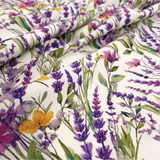 Tessuto no stiro H 160 cm - LAVANDA