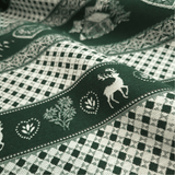 Tessuto Arredo Gobelin H 280 cm - FASCE PAESAGGIO TIROLESE/VERDE