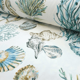 Fonds Digital Coton Panama H 140 cm - CORAL REEF