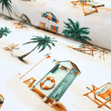 Tessuto no stiro H 160 cm - SPIAGGIA