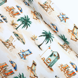 Tessuto no stiro H 160 cm - SPIAGGIA