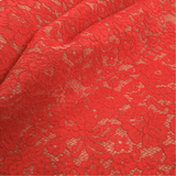 Feltro Lana con Pizzo H 135 cm - CORALLO