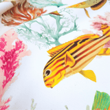 Tessuto no stiro H 160 cm - PESCI E CORALLI