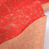 Feltro Lana con Pizzo H 135 cm - CORALLO