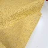 Feltro Lana con Pizzo H 135 cm - GIALLO PASTELLO