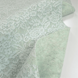 Feltro Lana con Pizzo H 135 cm - AZZURRO PASTELLO