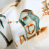 Tessuto no stiro H 160 cm - SPIAGGIA