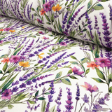 Tessuto no stiro H 160 cm - LAVANDA