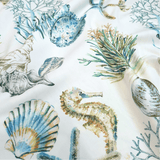 Fonds Digital Coton Panama H 140 cm - CORAL REEF