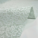 Feltro Lana con Pizzo H 135 cm - AZZURRO PASTELLO