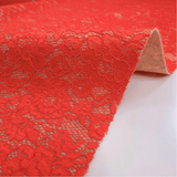 Feltro Lana con Pizzo H 135 cm - CORALLO