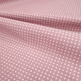 Coton Fantaisie - FLEURS ROSE FONCÉ - coupe minimum ou multiples de 25 x 290 cm