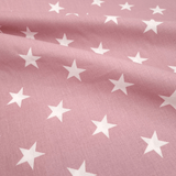 Coton Fantaisie - FLEURS ROSE FONCÉ - coupe minimum ou multiples de 25 x 290 cm