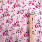 Tessuto Cotone Digital H 150 cm - ROSELLINE/ROSA
