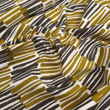 Cotone Americano H 110 cm - PENNELLATTE GRIGIE E NERE/BLU