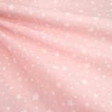 Piquet millerighe H 150 cm - STELLINE BIANCHE FONDO ROSA