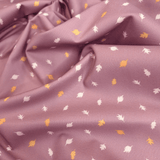 Cotone Americano H 110 cm - FOGLIOLINE/ROSA ANTICO