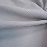 Mussola di Cotone Doppia Garza H 140 cm - GRIGIO