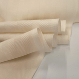 Torchon en Lin Mélangé H 58 cm - RAYURES BLANC LAIT