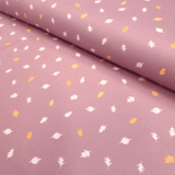 Cotone Americano H 110 cm - FOGLIOLINE/ROSA ANTICO