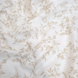 Mussola di Cotone Doppia Garza H 140 cm - RAMI BEIGE/LATTE