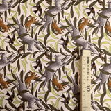 Cotone Americano H 110 cm - FANTASIA ANIMALE/FOGLIE