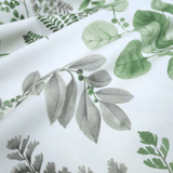 Cotone Fondo Panama H 280 cm - SINFONIA DI FOGLIE/VERDE
