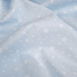 Piquet millerighe H 150 cm - STELLINE BIANCHE FONDO AZZURRO