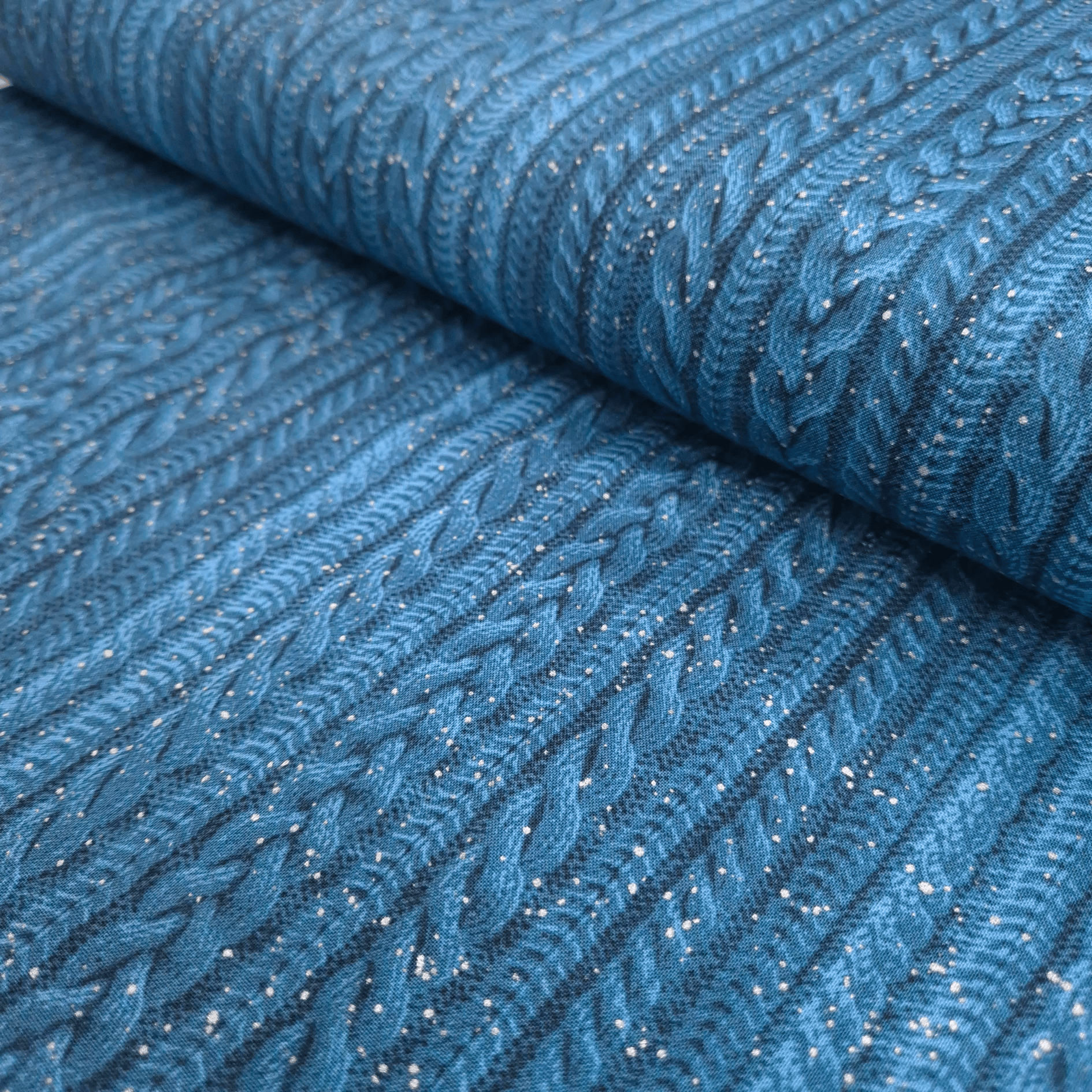 Puresilks Cotone Poliestere Tessuto Camicie Colore Blu 60'' Largo - Foto 2