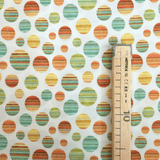 Cotone Americano H 110 cm - CERCHI A STRISCE