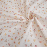 Piquet millerighe con stampa digitale H 150 cm - ANIMALETTI/ROSA