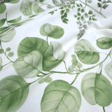 Cotone Fondo Panama H 280 cm - SINFONIA DI FOGLIE/VERDE