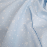 Piquet millerighe H 150 cm - STELLINE BIANCHE FONDO AZZURRO