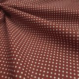 Coton Fantaisie - FLEURS ROSE FONCÉ - coupe minimum ou multiples de 25 x 290 cm