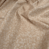 Coton Fantaisie - FLEURS ROSE FONCÉ - coupe minimum ou multiples de 25 x 290 cm
