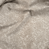 Fantasy Cotton – DUNKELROSA BLUMEN – Mindestschnitt oder Vielfaches von 25 x 290 cm