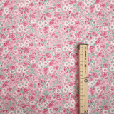 Tessuto Cotone Digital H 150 cm - FIORELLINI/ROSA