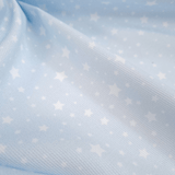 Piquet millerighe H 150 cm - STELLINE BIANCHE FONDO AZZURRO