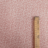 Rohbaumwolle H 280 cm - ROSA BLUMEN