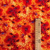 Cotone Americano H 110 cm - MAGMA ROSSO