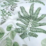 Cotone Fondo Panama H 280 cm - SINFONIA DI FOGLIE/VERDE
