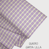 Collezione "Riga, quadretto e unito" H 180 cm - LILLA