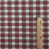 Tissu écossais H 320 cm - CARREAUX ROUGES